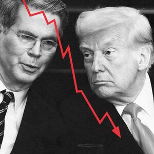 Scott Bessent and Donald Trump are unworried about US stock market woes.