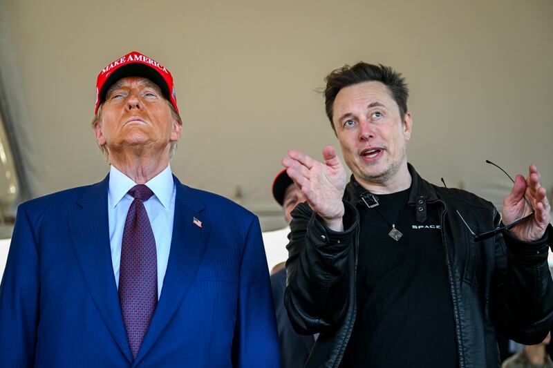 Donald Trump and Elon Musk.