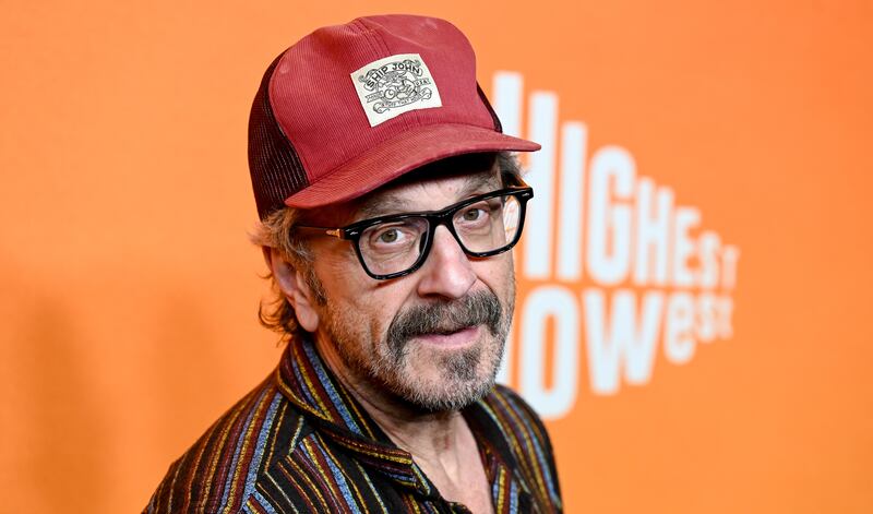 Marc Maron at Apple Original Films And A24's "Highest 2 Lowest" Los Angeles Premiere held at The Academy Museum on August 13, 2025 in Los Angeles, California. (Photo by Gilbert Flores/Variety via Getty Images)