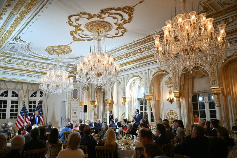 Senate Republicans gathered at Mar-a-Lago.