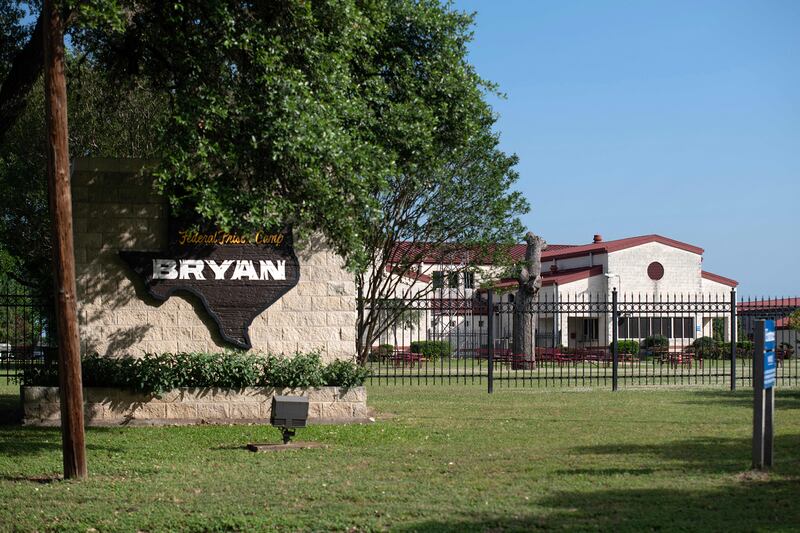 The Federal Prison Camp in Bryan, Texas, on May 30, 2023