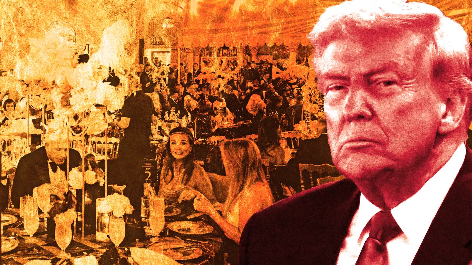 Donald Trump, Mar-a-lago illustration