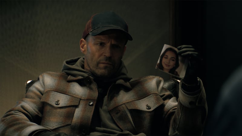Jason Statham as Levon Cade in A Working Man.