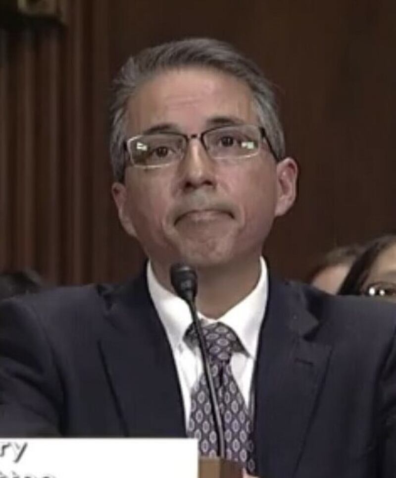 Judge Fernando Rodriguez Jr in 2017, a year before he was given a lifetime appointment by President Donald Trump.