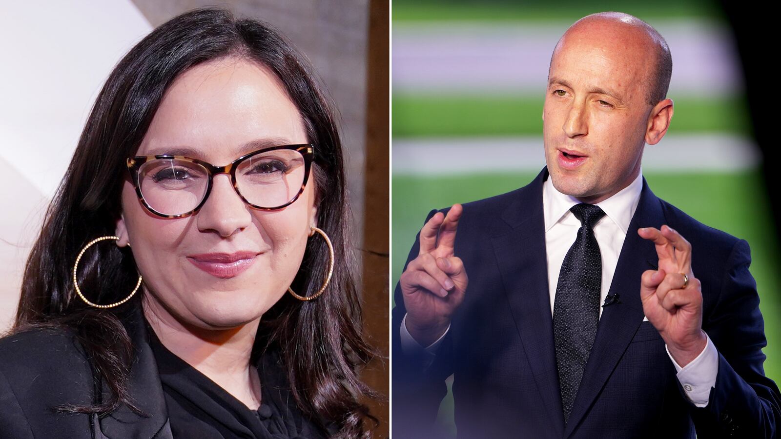 Bari Weiss, Stephen Miller