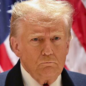 Donald Trump speaks at a press conference at 40 Wall Street on January 17, 2024 in New York City.