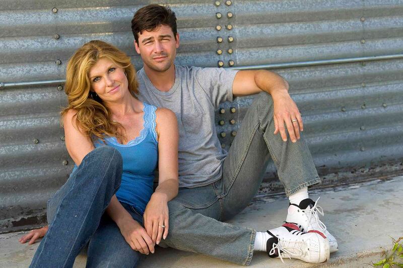 Connie Britton and Kyle Chandler in "Friday Night Lights"