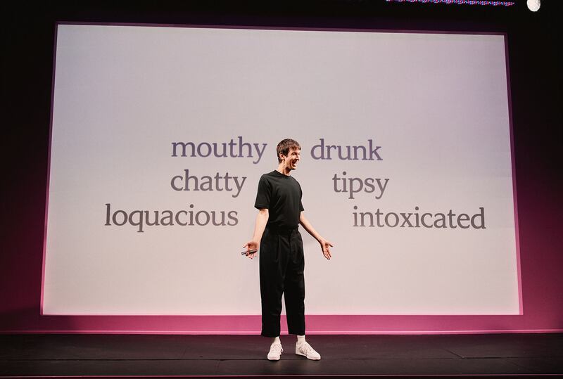 Production image from "Josh Sharp's Ta-Da!"