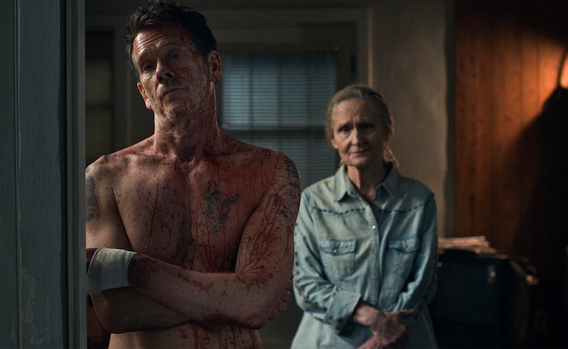 Kevin Bacon and Beth Grant.